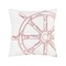 18" x 18" Ships Wheel Indoor / Outdoor Embroidered Throw Pillow